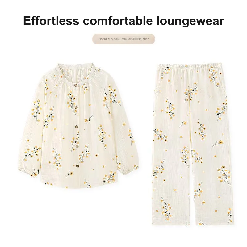 Ta Yan Pajama Set Women's Apricot-2