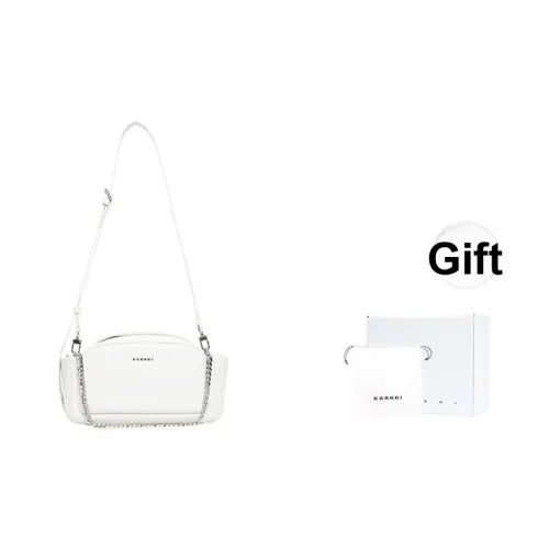 Karkki Сумка через плечо из кожи сумка на плечо Женская Белая