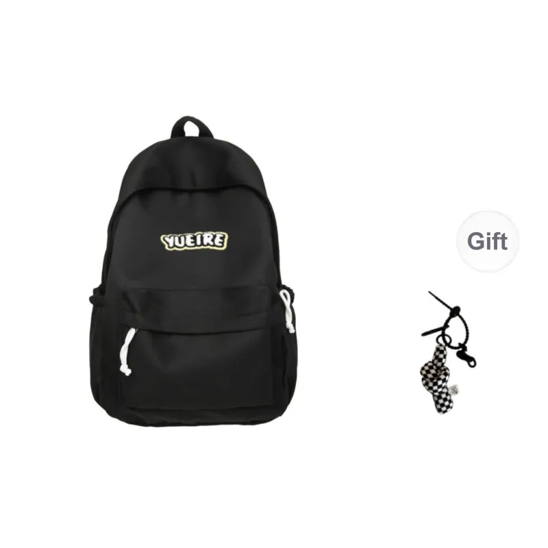 Yalu Nylon Backpack Unisex White/Black/Red/Yellow/Green/Blue-6