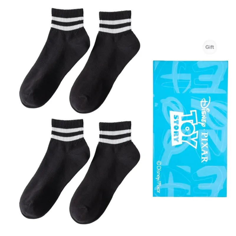 Disney Ankle Socks Unisex Shopping Bag Combo Set-5