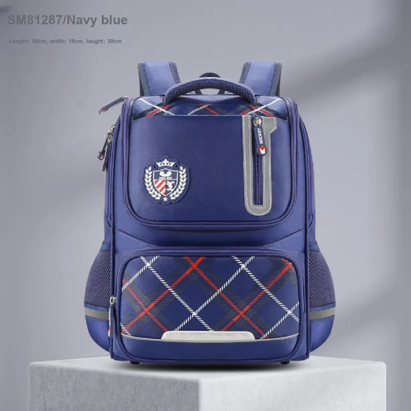 Disney Polyester Backpack Regular Unisex Navy Blue/Pink-1