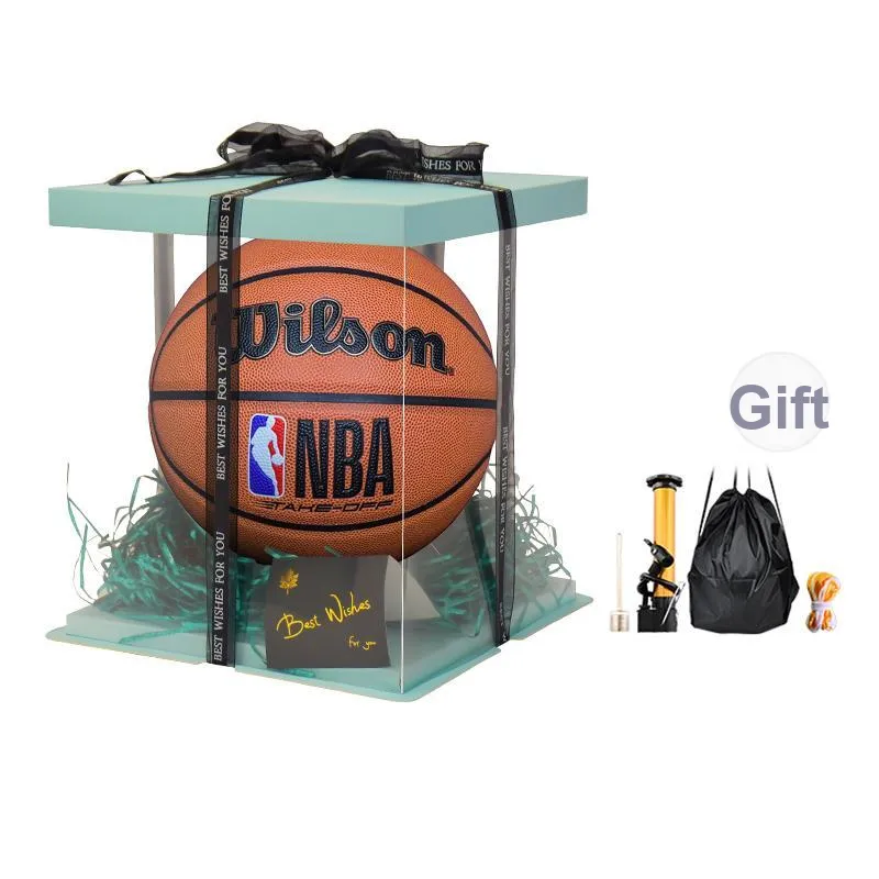 Wilson NBA PU Basketball Brick Red Size 7 Training Unisex-10
