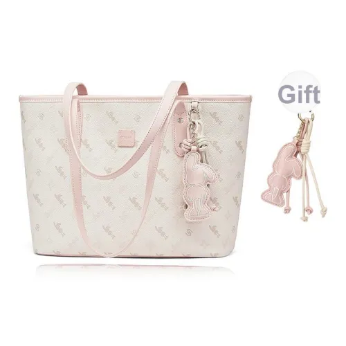 ST SAT PVC Тоут Сумка Сумка для покупок Сумка на плечо Стандартная Женская Розовая Черная