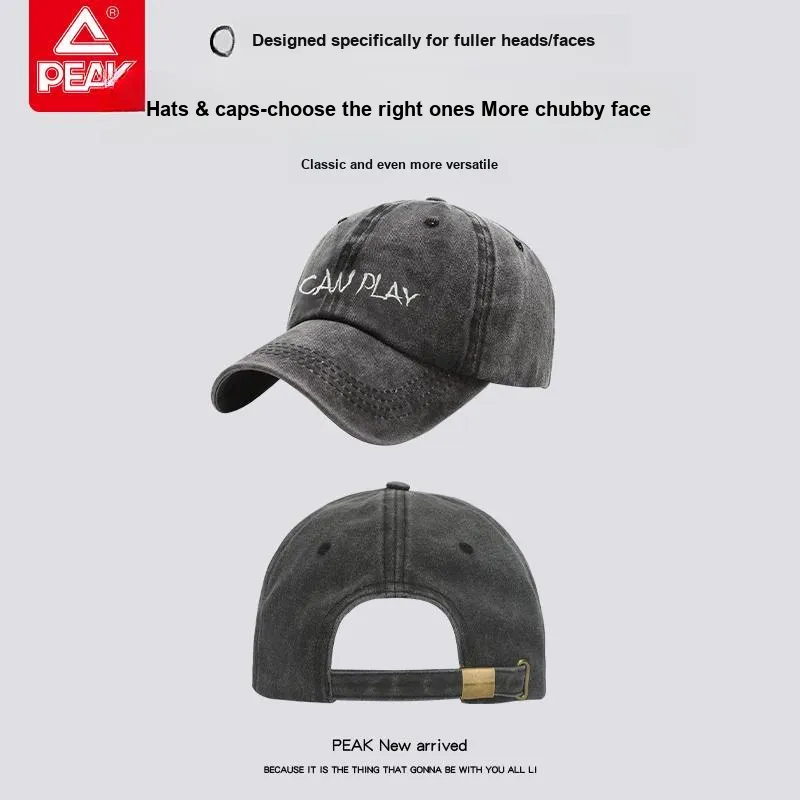 PEAK 100% Cotton Baseball Caps Unisex-5