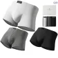 Narrow Waistband 3 Pack Box Included (Black+Dark Gray+Light Gray) 100% cotton High-Rebound Antibacterial