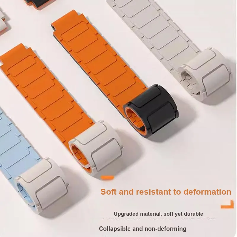 CHUANGYIDA OPPO Compatibility Watch Band 222mm Silicone Material-2