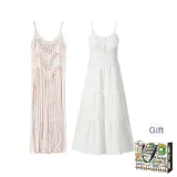 Cover-Up+White Dress