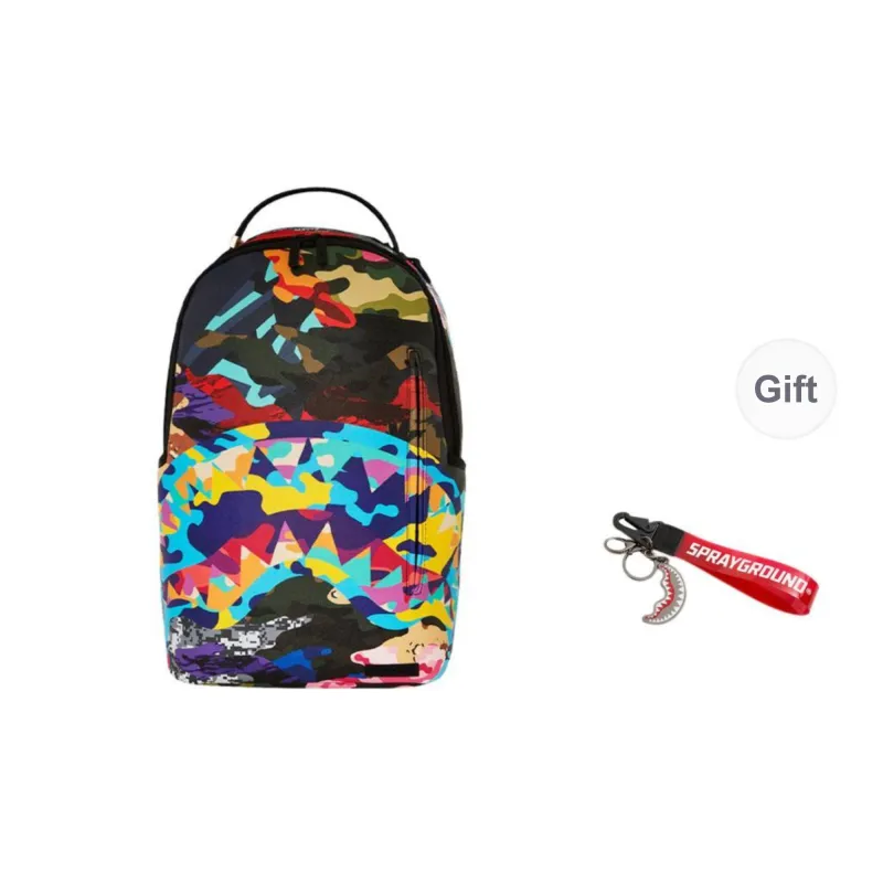 SPRAYGROUND PVC Backpack Unisex Camouflage-7