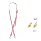 Silver Modified Buckle+Pink Long Strap