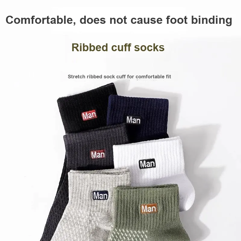 Lanza Mid Calf Socks Men's 5 Pack-3