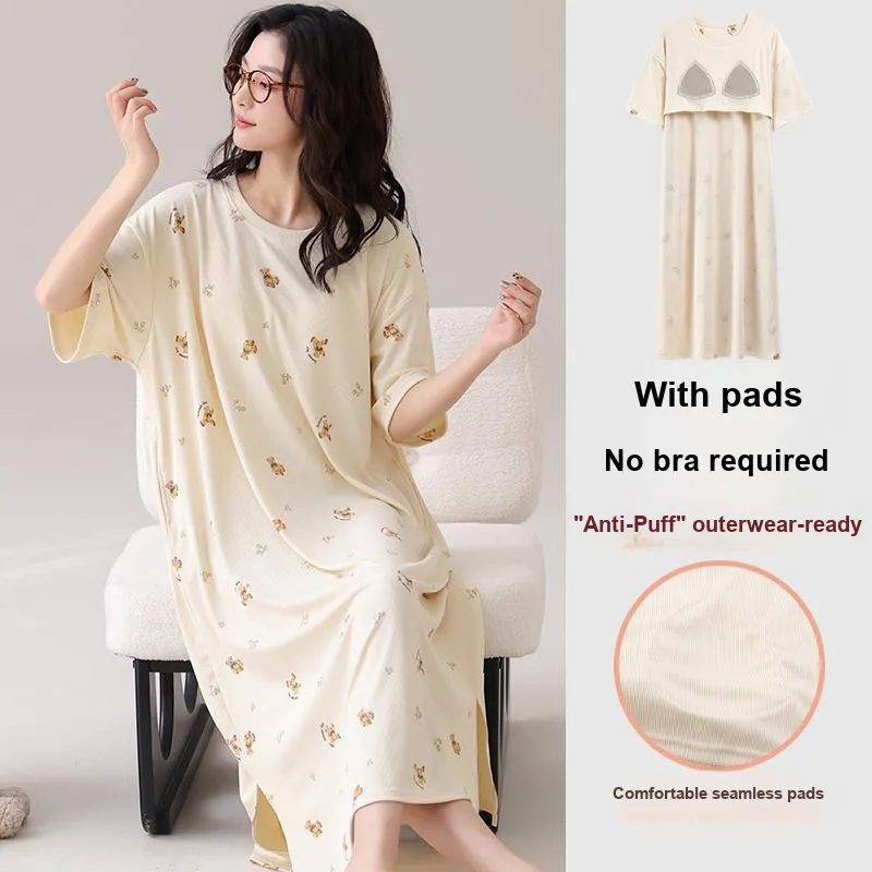 Lan Miao Nightgown Women's Image Color-1