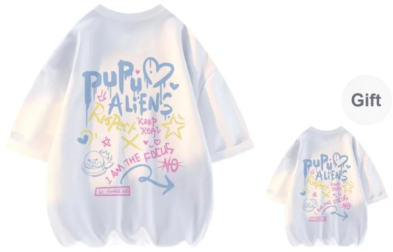 PUPU ALIENS T-Shirts Unisex-25