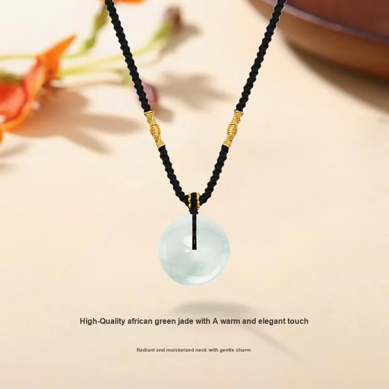 MISS TOOYA African Emerald Necklaces Unisex-2