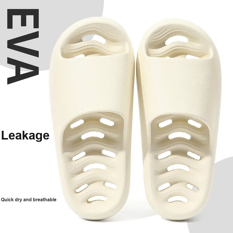 Foot Recreation Summer Comfortable Quiet Fishbone Slip Resistant Odor Resistant Comfortable Home Slippers-11