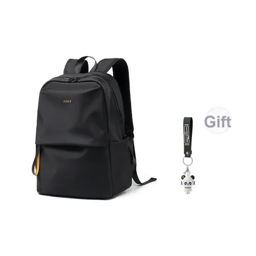 GOLF Синтетическая кожа Рюкзак Стандартный Мужской Черный Серый Синий
