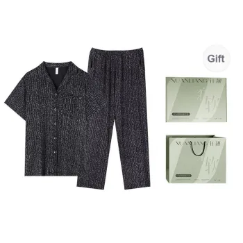 Xuan Liang Pajama Set Women's Gift Box Set Elegant Black