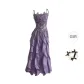Purple Bowknot Hair Tie