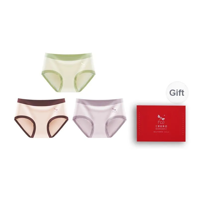RED DRAGONFLY Modal Underpants Women's 3 Pack Gift Box Set-11