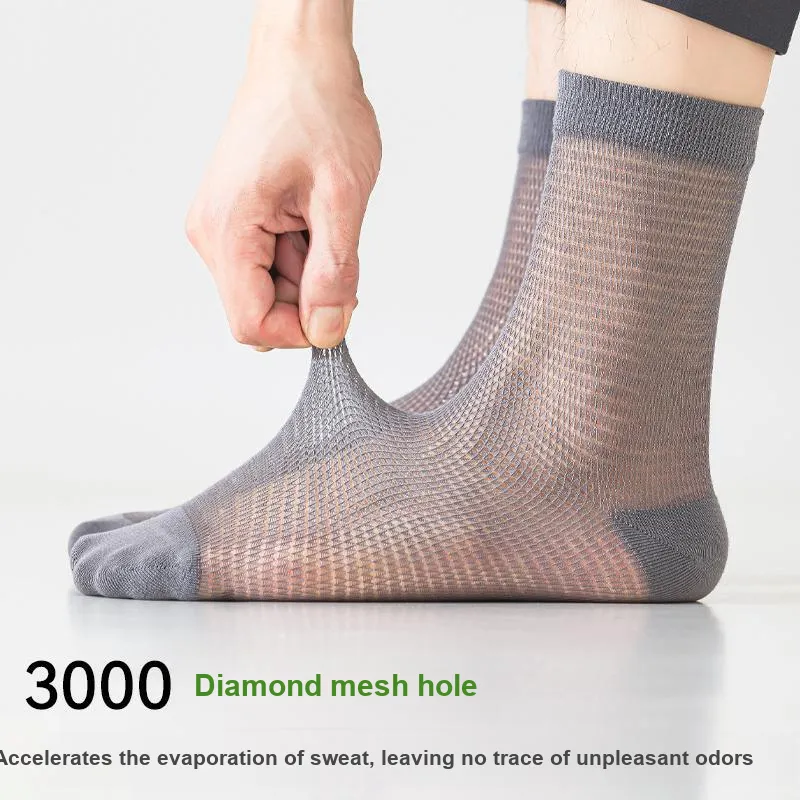 Montagut Mid Calf Socks Men's Gift Box Combination-10
