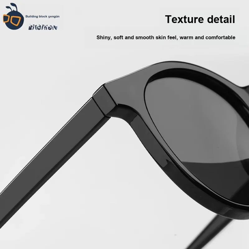 LASHION Round Sunglasses Unisex Multicolor-5