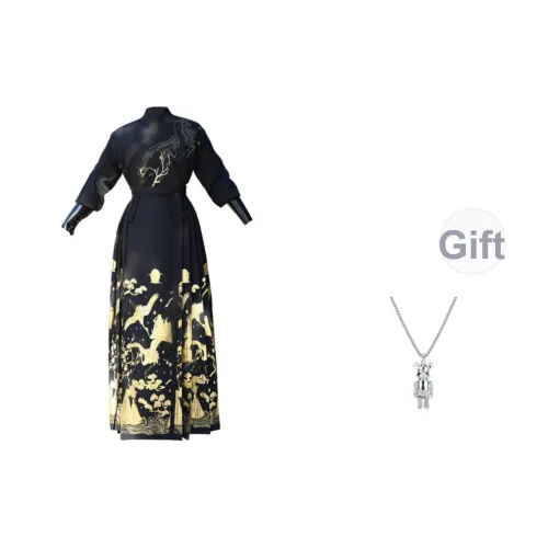 TUCANO Черный Золотой Одежда+Юбка Унисекс Танцорские Костюмы