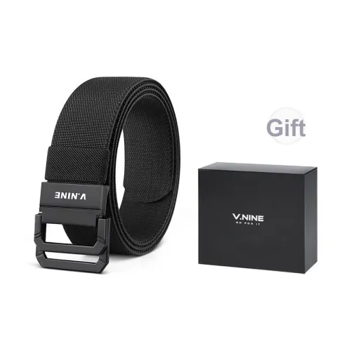 V.NINE Ткань Ремень Мужской Многоцветный 3,7 см