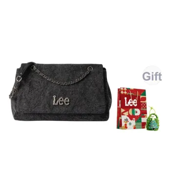 Lee Denim Large Pocket Shoulder Bag Regular Women's Black