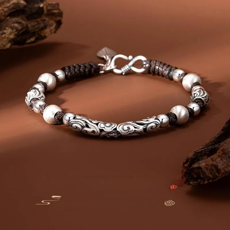 BMK 999 Fine Silver Pure Silver Bracelets Unisex-1