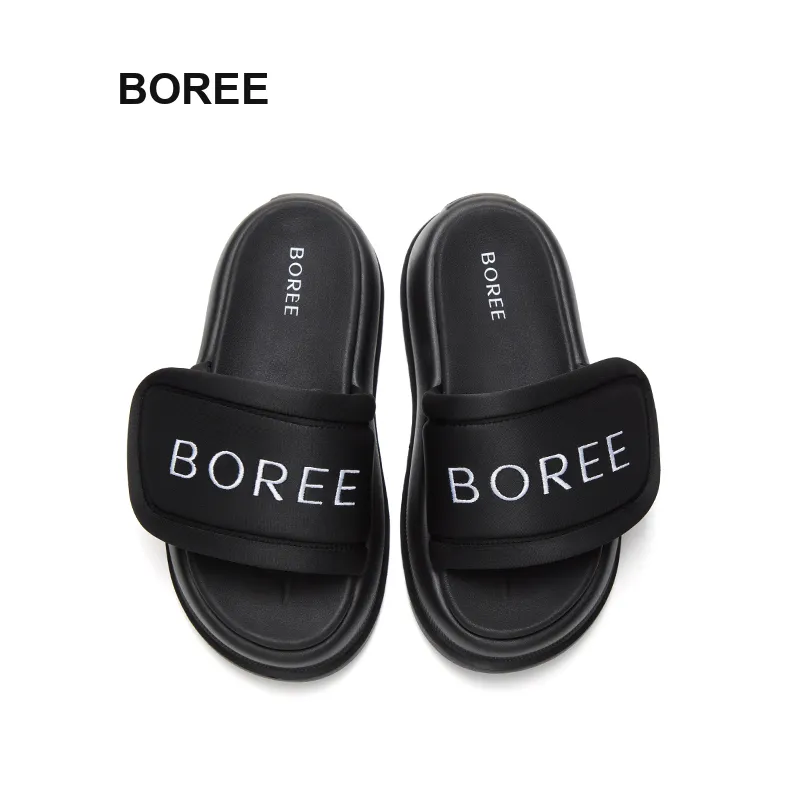 BOREE Slide Slippers Women's White/Black/Pink-8