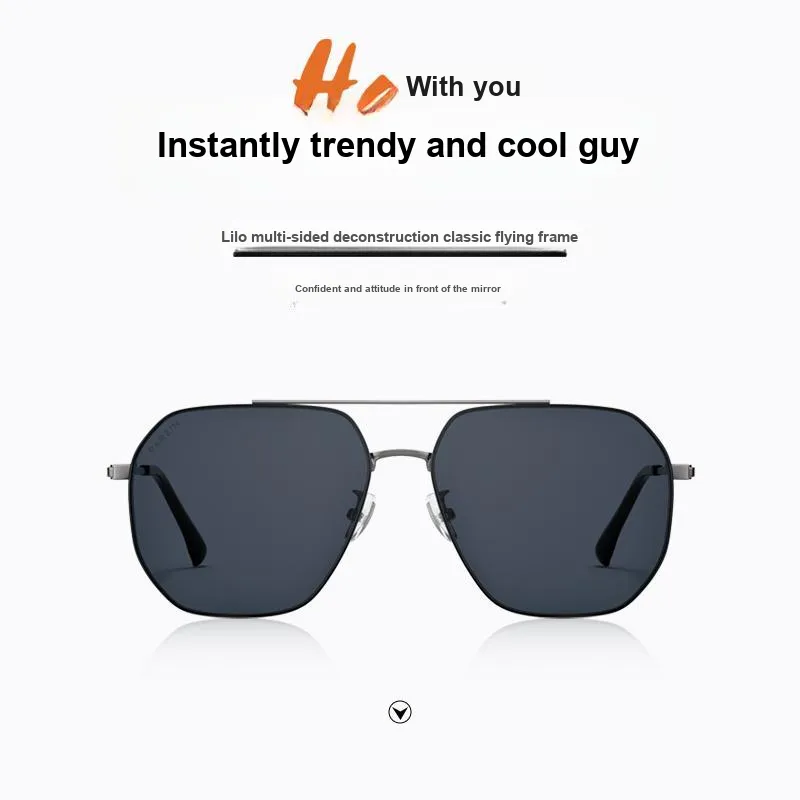 PARZIN Aviator Sunglasses Men's-3