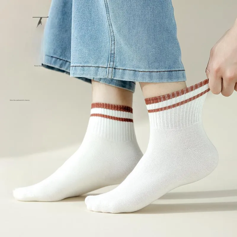 Yalu Mid Calf Socks Men's 5 Pack-4