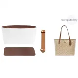 City33 (Milk Tea) Set of 3[Shoulder Strap Pad+Bottom Pad+Brown Waterproof Liner]☆No Interlayer