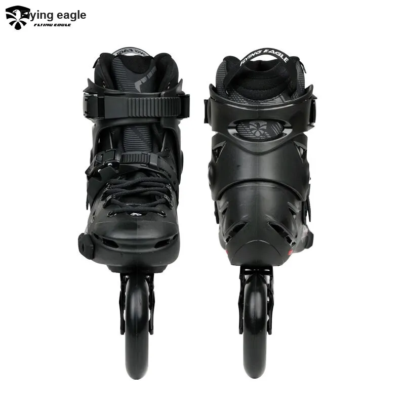 FLYING EAGLE Inline Skates Unisex Black Red-3