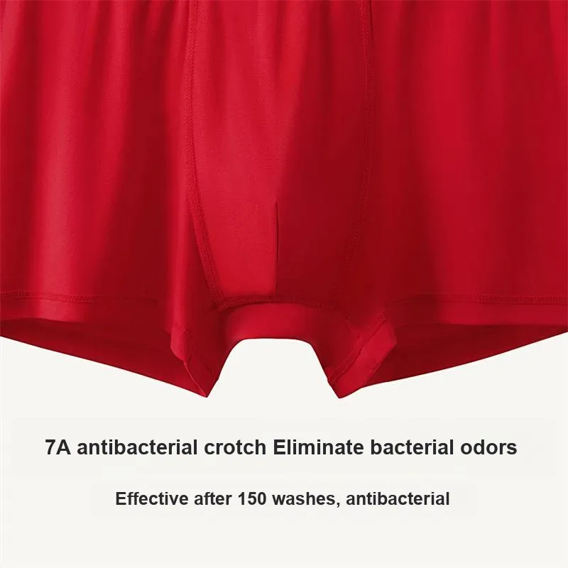 Crabsecret Underpants Men's 3 Pack Red-4