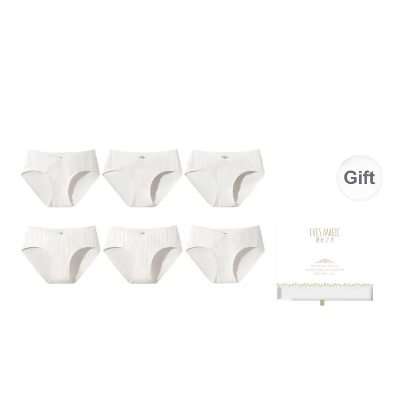 XIA.WA.ZHI.XIU Underpants Women's Shopping Bag 6 Pack-9