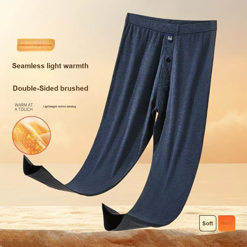 H YXIANG Men Thermal Pants-13