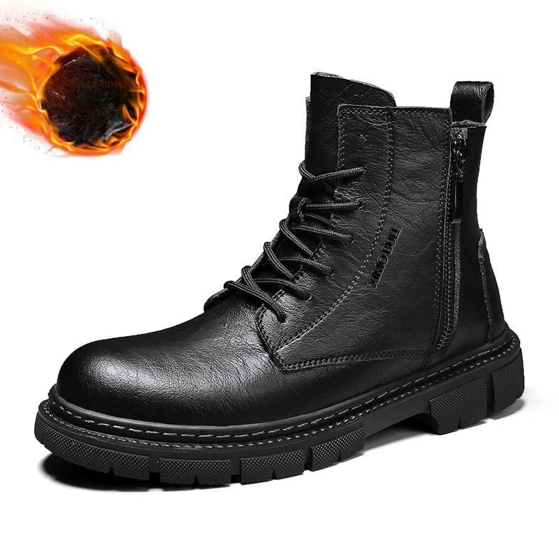 XIMO BULL Short Martin Boot Men's Black-5