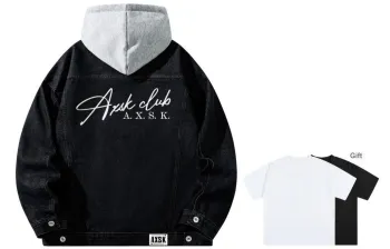 A.X.S.K Denim Jackets Unisex