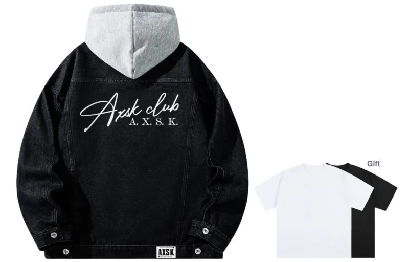 A.X.S.K Denim Jackets Unisex-0