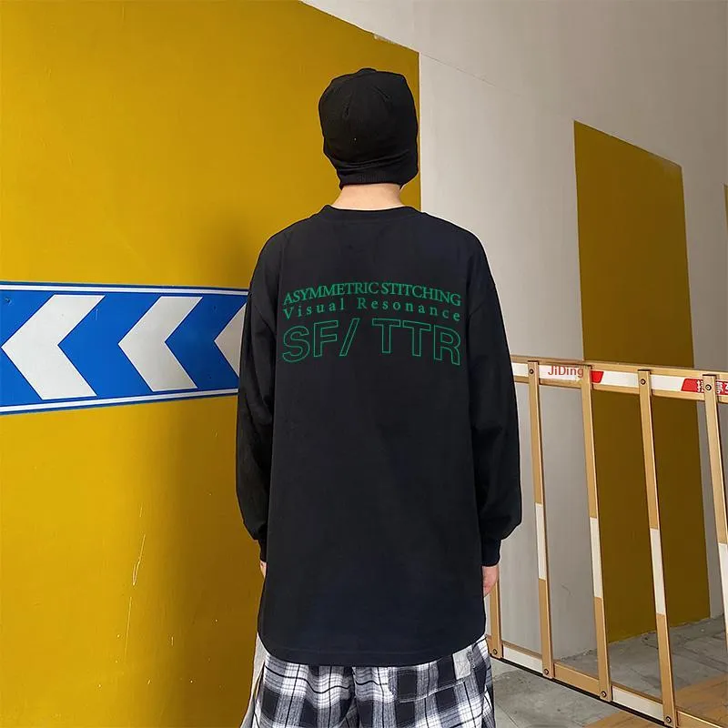 SFTTR Straight Long Sleeved T Shirt Unisex-3