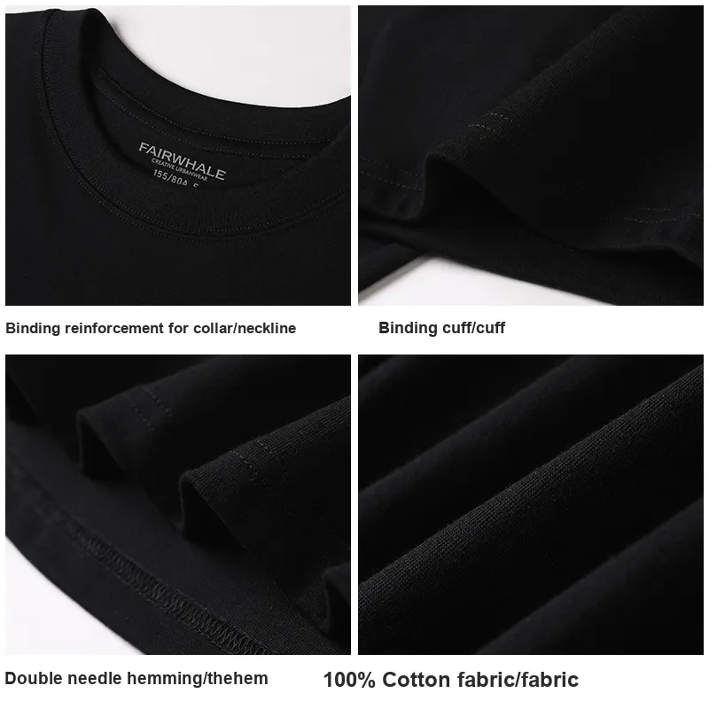FAIRWHALE Drop Shoulder Sleeve T Shirt Women's-14