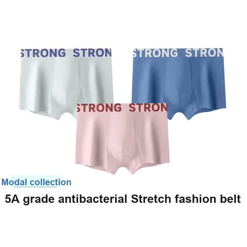 Qiao Ni Tong Underpants Men's 3 Pack-4