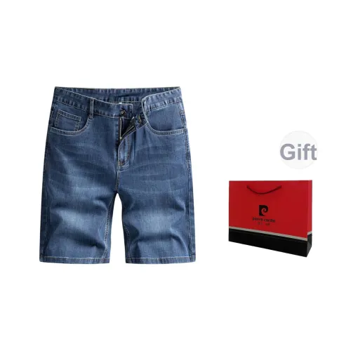 PIERRE CARDIN Трикотажная ткань Джинсовые шорты Мужской