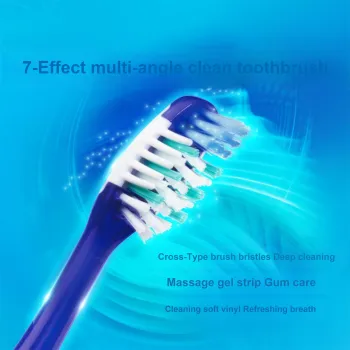 Watsons Seven Effect Multi Directional Soft Cleaning Brush Toothbrushes Clean 3 Pcs