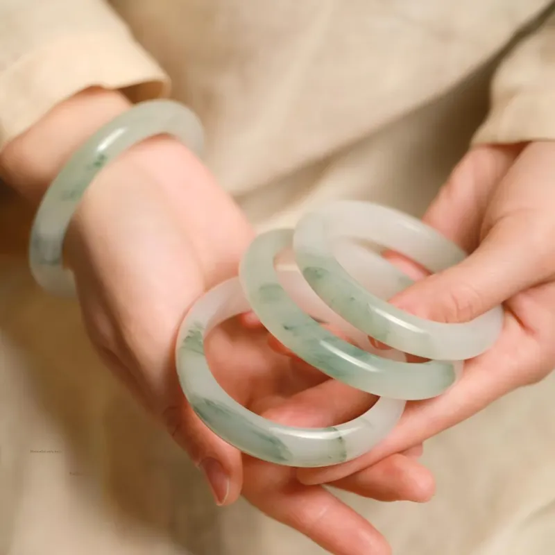 YANFEI Tianshan Jade Bangles Unisex-1