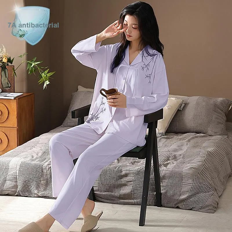 GOSO Pajama Set Women's Light Lavender-6