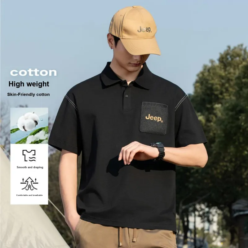 Jeep Fashion Sports Collection Polo Shirt Men's-6