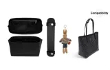 [Upgraded]city33 Black Silver Shoulder Pads+Liner *Free Rabbit