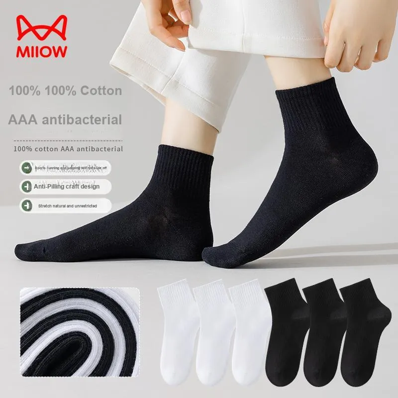MIIOW Ankle Socks Women's 6 Pack-3