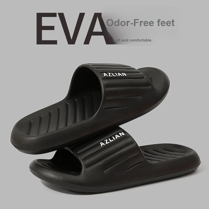 Foot Recreation Summer Squashy And Bouncy Feeling Soft Soled Indoor Bathroom Bathing Slip Resistant Home Slippers-6